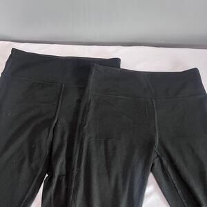 ✨2 Pair MARIKA Women’s Black Leggings XL Activewear Pants Knee & Full Length